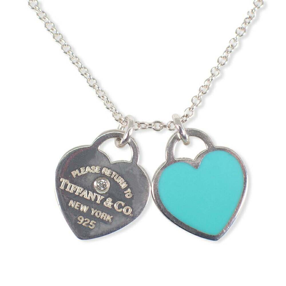 TIFFANY Authentic Silver Heart Necklace - Picture 1 of 10